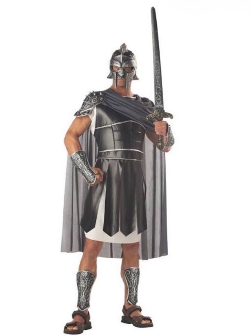 Black Roman Gladiator Men's Costume - Centurion